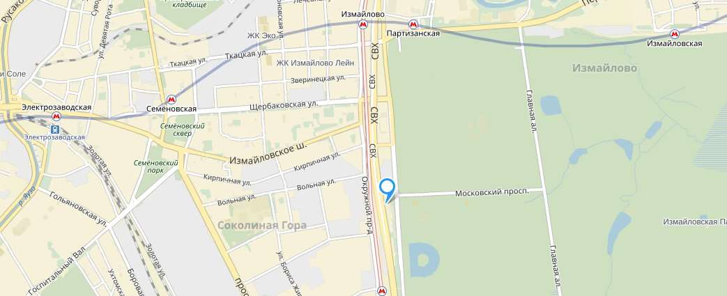 Преображенское кладбище карта